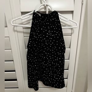Black stared tank top